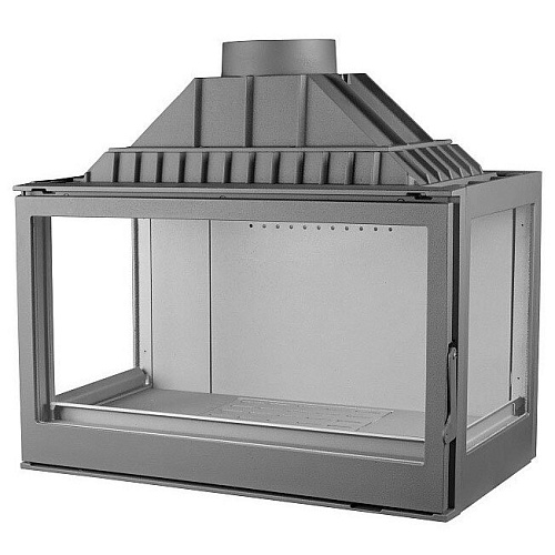 Топка L9 RL, два боковых стекла, черная (Liseo)_0