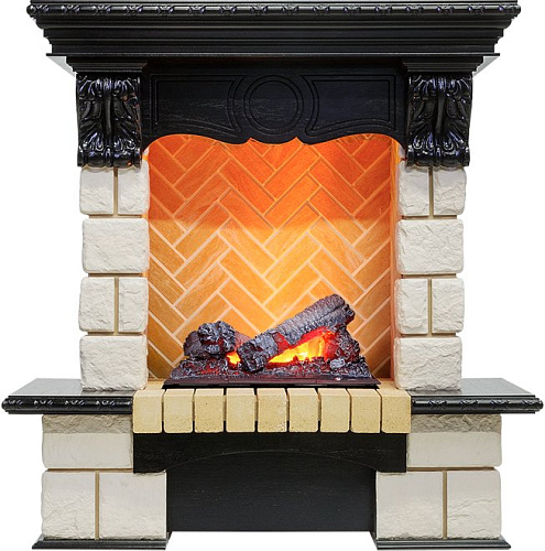 Dimplex Pierre Luxe очаг Cassette 400 NH слоновая кость/шампань_2