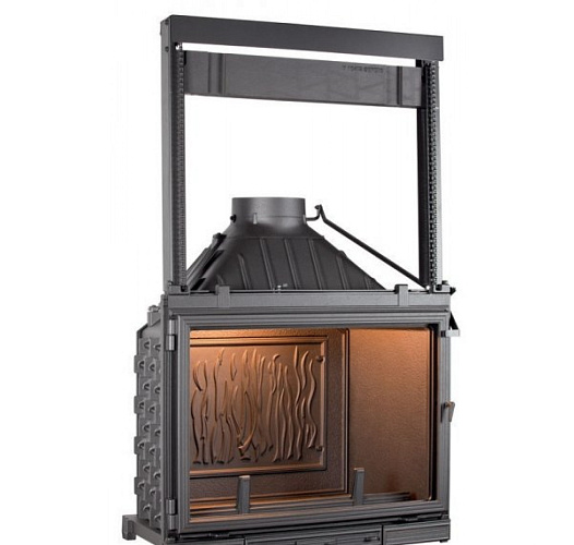 Топка Seguin super 8 с открытием двери в сторону, с дефлектором_4